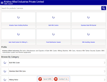 Tablet Screenshot of milkingsolution.com